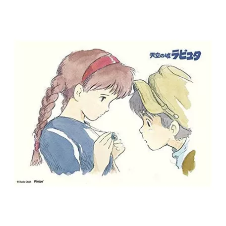 Castle in the Sky - Jigsaw Puzzle (150 Pieces) & Easel - Sheeta & Pazu-ENSKY-19389