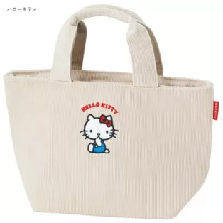 Hello Kitty - Corduroy Cooler Hand Bag-SKATER-HK-68041