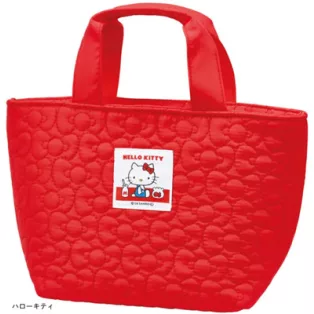 Hello Kitty - Quilted Cooler Hand Bag-SKATER-HK-68043