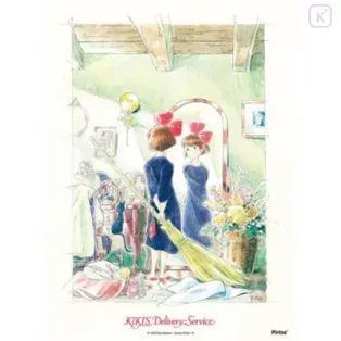 Kiki's Delivery Service - Jigsaw Puzzle (150 Pieces) & Easel - Kiki in Front of her Mirror-ENSKY-19391