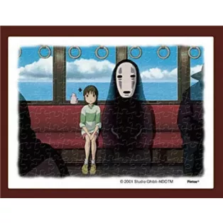 Spirited Away - Jigsaw Puzzle (150 Pieces) & Easel - Chihiro & No Face on the Train-ENSKY-50065