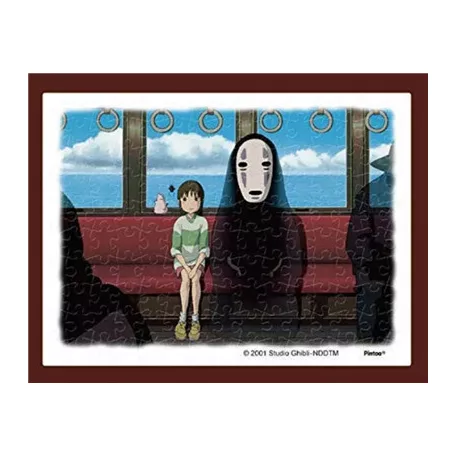 Spirited Away - Jigsaw Puzzle (150 Pieces) & Easel - Chihiro & No Face on the Train-ENSKY-50065