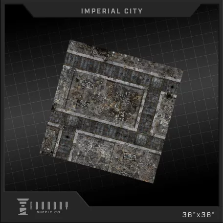 Imperial City 36"x36"-FSCBM-003