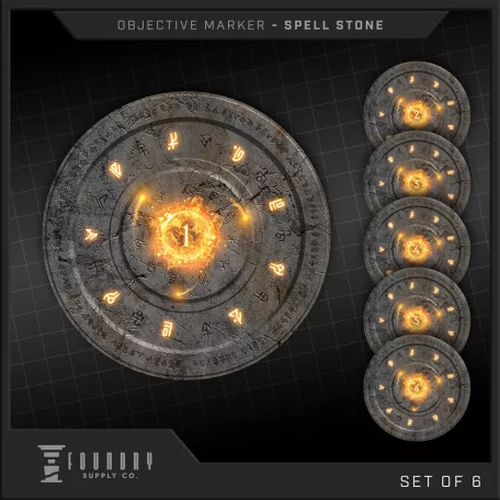 Spell Stone 7.5" Round-FSCOM-003