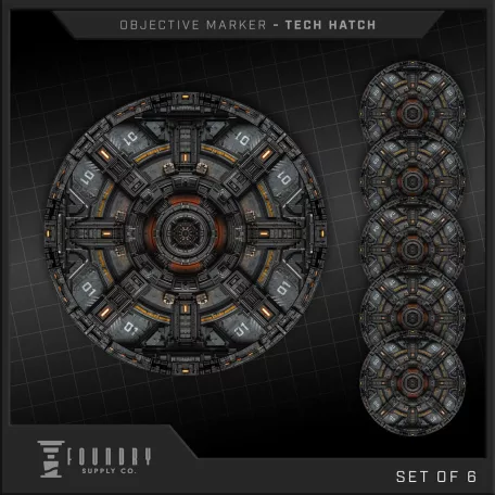 Tech Hatch 7.5" Round-FSCOM-005