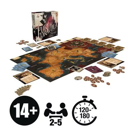 Fury of Dracula Brettspiel, 5. Edition - DE-G3331100