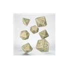 Elvish Shimmering beige & copper Jumbo Dice Set-SJELV01