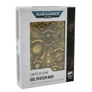 Warhammer 40,000 - Collectible Metal Map - Sol System-1256241