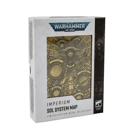 Warhammer 40,000 - Collectible Metal Map - Sol System-1256241