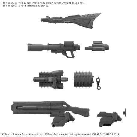 Armored Core VI: Fires of Rubicon - 30 Minutes Missions (30MM) - Option Parts Set Weapon Set 09-MK84724