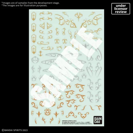 30 Minutes Fantasy (30MF) - Flexible Stickers Multiuse 1-MK84725