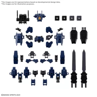 30 Minutes Missions (30MM) - 1/144 Option Parts Set 25 (Full Armor Unit 3 / Multi-Joint)-MK84736