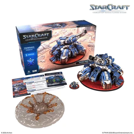 StarCraft® The Miniatures Game - Siege Tank - Terran - Expansion Set - EN-SCMG0034