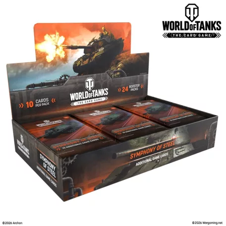World of Tanks: The Card Game Booster Display: Symphony of Steel (24 Boosters) - EN-WOT0011