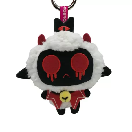 Cult of the Lamb - Youtooz Plush Keychain (5 Inch) - Possessed Lamb-POSSESSEDLAMBKEYCHAINPLUSH5IN