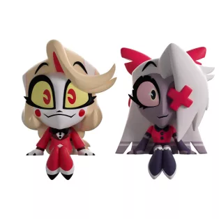Hazbin Hotel - Youtooz Monitor Buddiez - Charlie & Vaggie-CHARLIEVAGGIEMONITORBUDDIEZ