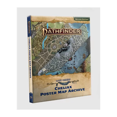 Pathfinder Lost Omens Cheliax Poster Map Archive - EN-PZO13011-MC