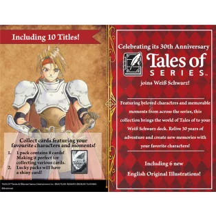 Weiß Schwarz - Tales of SERIES Booster Display (10 Packs) - EN-WSE-TAL/S126-BP