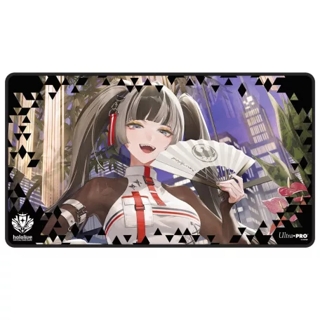 UP - hololive Series 2 Black Stitched Playmat Juufuutei Raden for the hololive OFFICIAL CARD GAME-16985