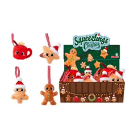 Squeezlings - Plush Figures - Christmas, 10cm (CDU of 20)-105953953
