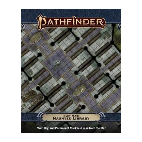 Pathfinder Flip-Mat: Haunted Library-PZO11043-FM