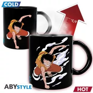 One Piece - Mug Heat Change (460ml) - Luffy & Ace-ABYMUGA443_G