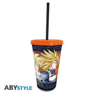 Dragon Ball Z - Tumbler with Straw (470ml) - Super Saiyans-ABYTUM100
