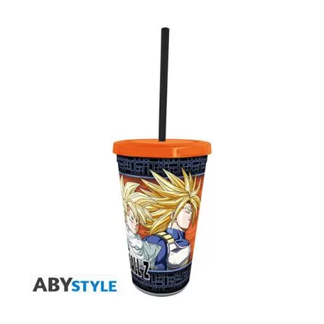 Dragon Ball Z - Tumbler with Straw (470ml) - Super Saiyans-ABYTUM100