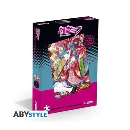 Hatsune Miku - Jigsaw Puzzle (1000 pcs.) - Sakura Kimono-ABYJDP029
