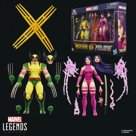 Marvel Legends Series Marvel Games Wolverine vs Psylocke-G24035L0