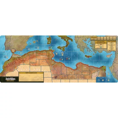 Axis & Allies: North Africa Deluxe Map-RGS 07056