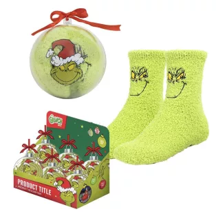 The Grinch - Fuzzy Anti-Slip Socks (EU38-45) (CDU of 12)-2900002257