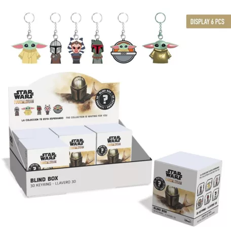 The Mandalorian - Keychain Blind Box (CDU of 6)-2600003496