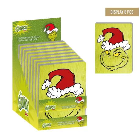 The Grinch - Plush Notebooks (CDU of 8)-2700002793
