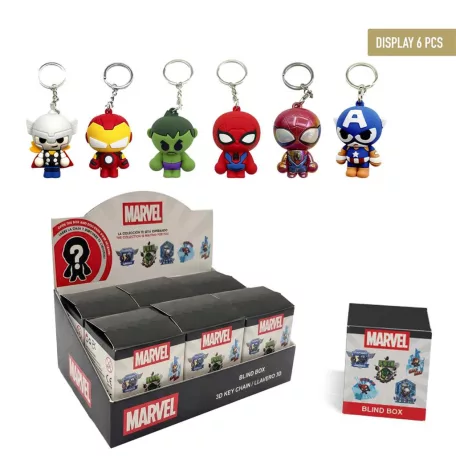 Avengers - Keychain Blind Box (CDU of 6)-2600003452