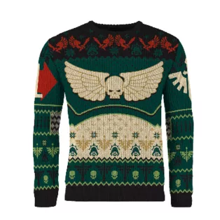 Warhammer 40,000 - Christmas Jumper (Size: XXL) - Dark Angels-1190571