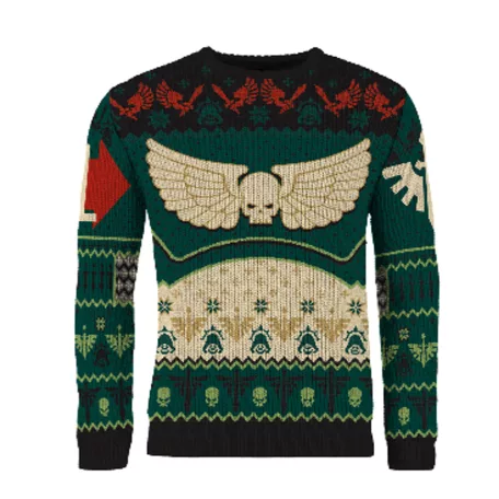 Warhammer 40,000 - Christmas Jumper (Size: XL) - Dark Angels-1190570