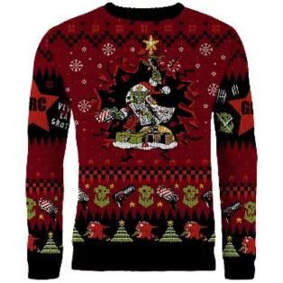 Warhammer 40000 - Christmas Jumper (Size XXL) - Red Gobbo-1121031