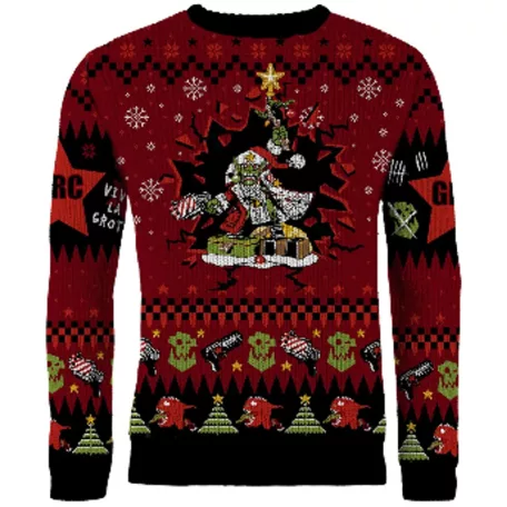 Warhammer 40000 - Christmas Jumper (Size XXL) - Red Gobbo-1121032