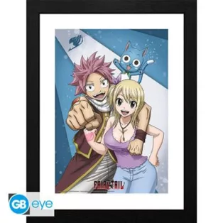 Fairy Tail - Framed Print (30x40cm) - Natsu & Lucy-GBYDCO711