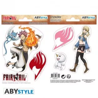 Fairy Tail - Stickers - Natsu, Lucy, Happy & Plue-ABYDCO507