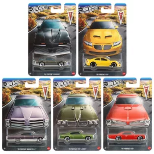 Hot Wheels - 1:64 Silver Series - Pontiac (Assortment of 10)-GRT01_7123-979P