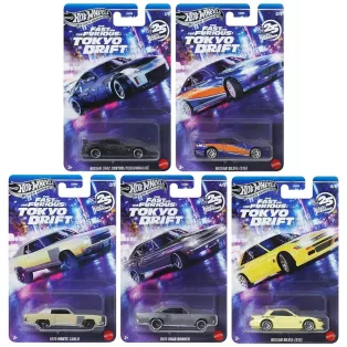 Hot Wheels - 1:64 Silver Series - Fast & Furious: Tokyo Drift (Assortment of 24)-HNR88_7123-979M