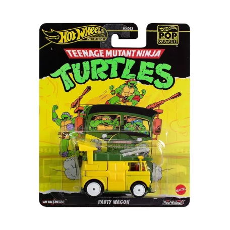 Hot Wheels - 1:64 Premium Teenage Mutant Ninja Turtles Party Wagon-HXF04-40_7114-9796