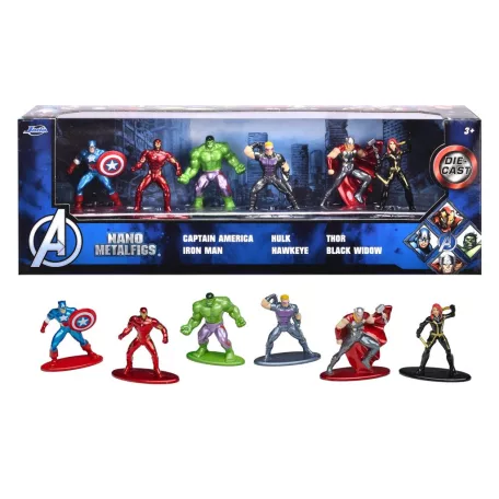 Avengers - Nano Metal Figures, 6-Pack-9335006314R01