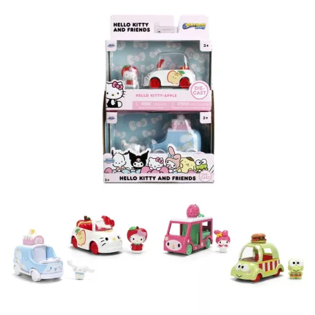 Hello Kitty and Friends - Model Car, 4-sort. (Wave 1) (CDU of 8)-9385338300W01