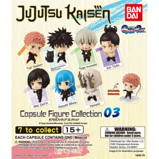 Jujutsu Kaisen - Gashapon Blind Box Bags (CDU of 24) - Capsule Figure Collection 03-VE87820C