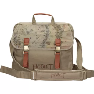 The Hobbit - Canvas Messenger Bag - Middle Earth Map-SDTHOBB2750