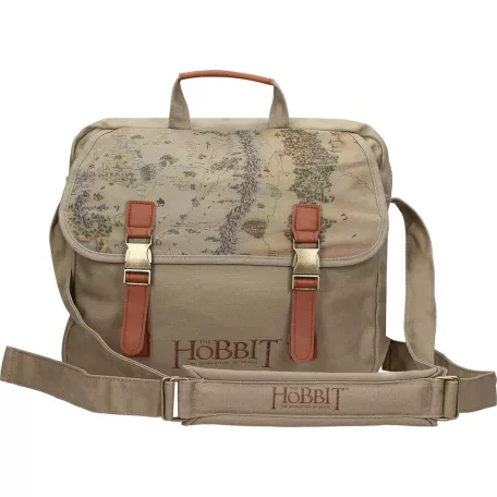 The Hobbit - Canvas Messenger Bag - Middle Earth Map-SDTHOBB2750