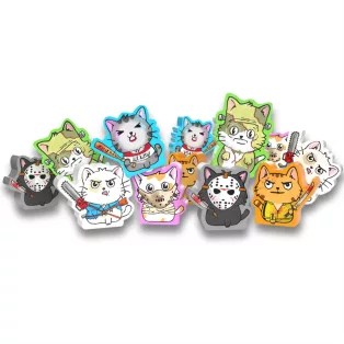Cats vs Cucumbers Killer Kitten Meeple Set-BBO901
